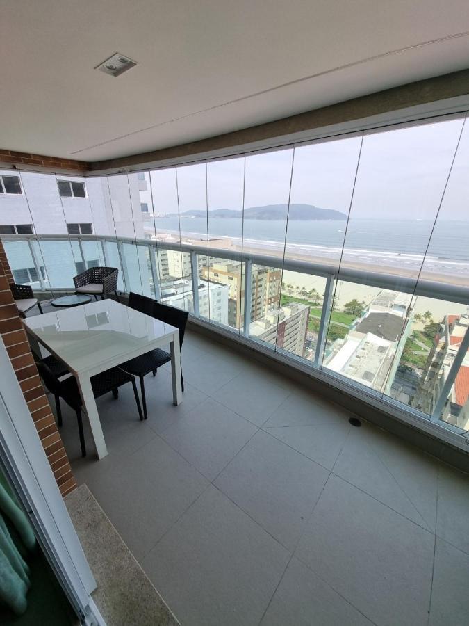 Apto Top Com Vista Pro Mar Em Condominio Completo Em Frente A Praia! Santos Kültér fotó