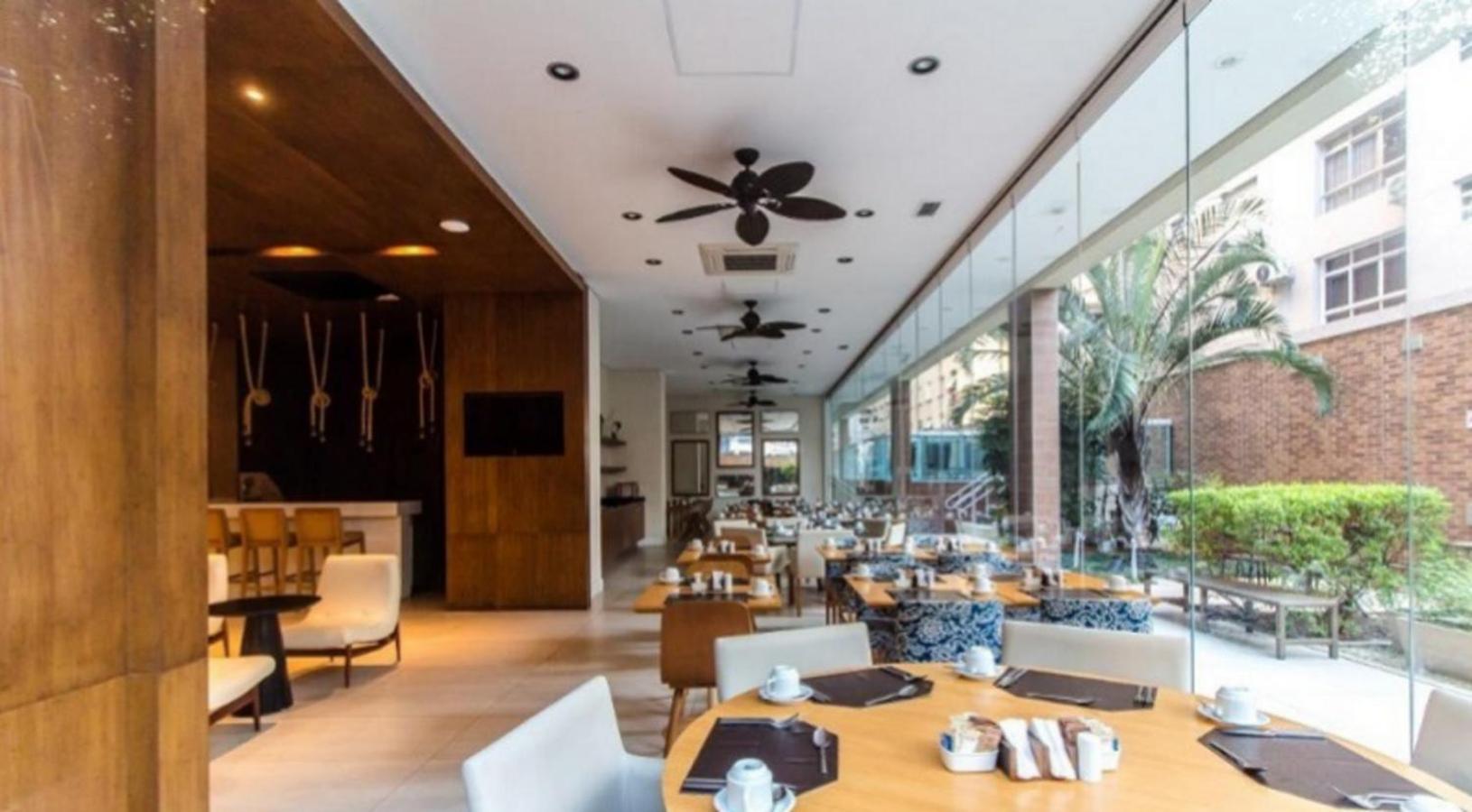 Apto Top Com Vista Pro Mar Em Condominio Completo Em Frente A Praia! Santos Kültér fotó